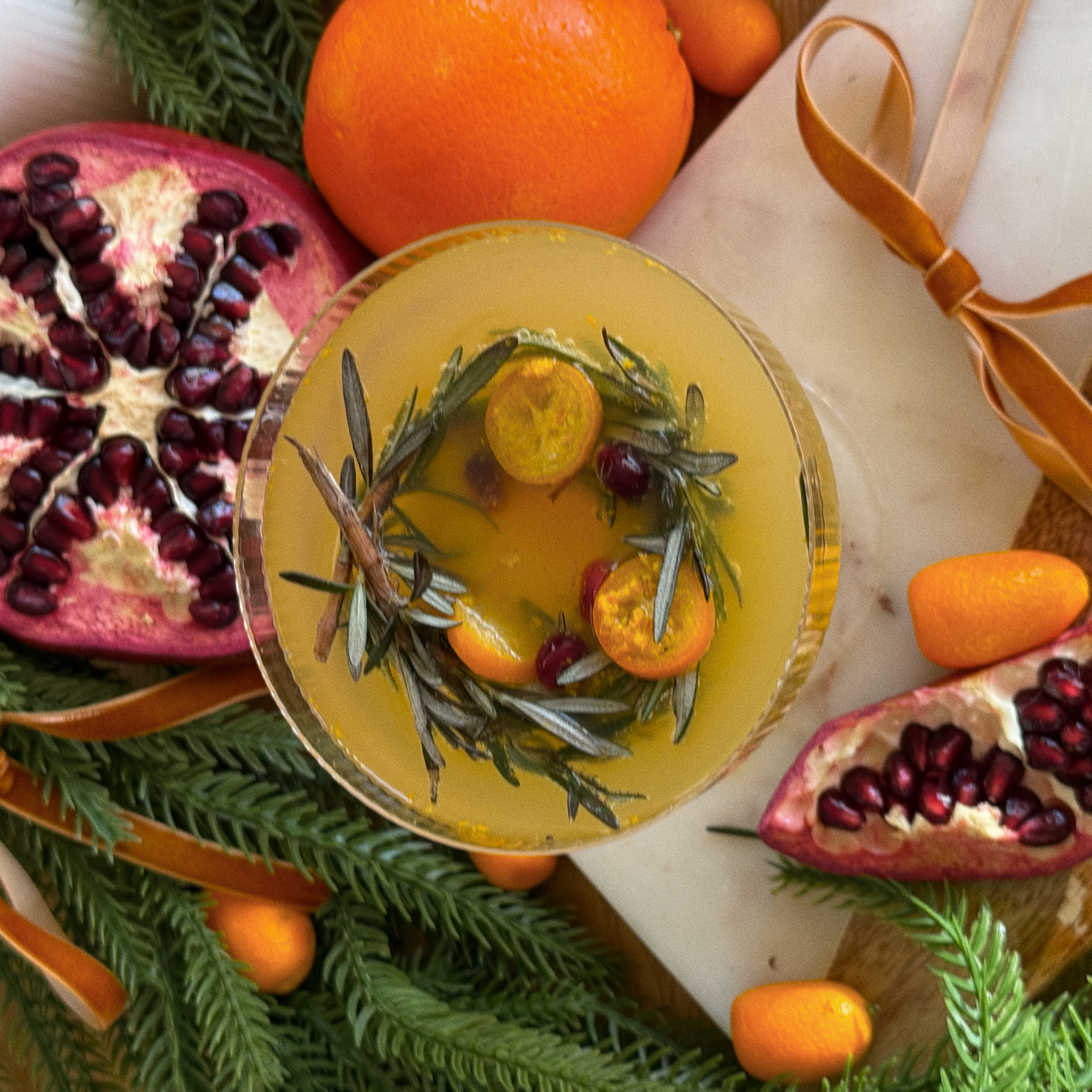 Holiday Wreath Ice Cubes